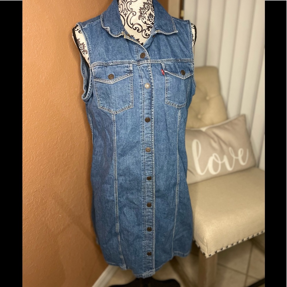 Levi’s Denim button up dress